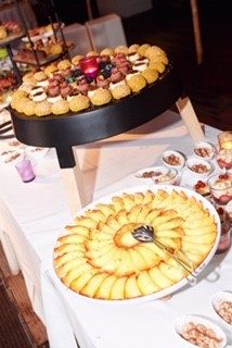 buffet desserts  traiteur aromate - huwelijk mariage feestzaal salle de mariage